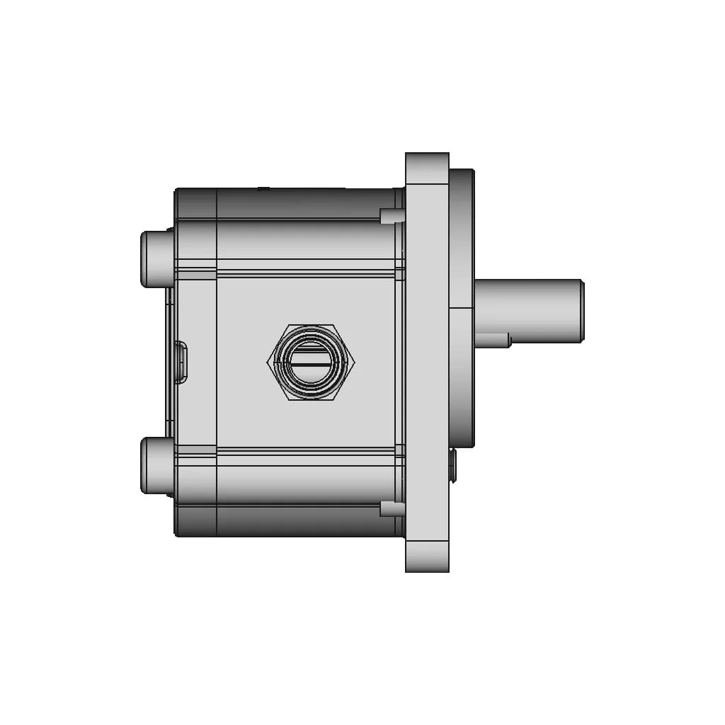 CAD Model of Hydraulic Gear Pump for Engineering Projects_0_90_degree_snapshot