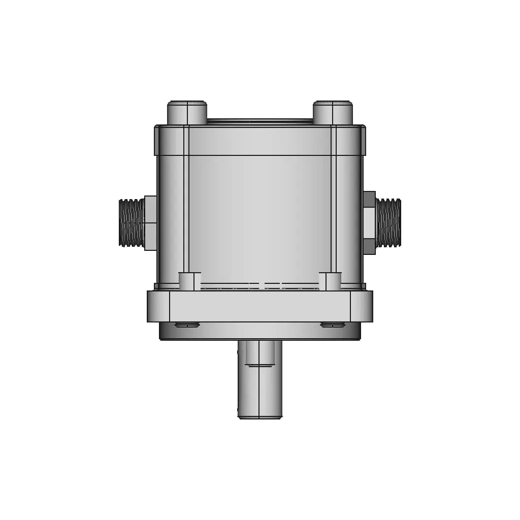 CAD Model of Hydraulic Gear Pump for Engineering Projects_90_0_degree_snapshot