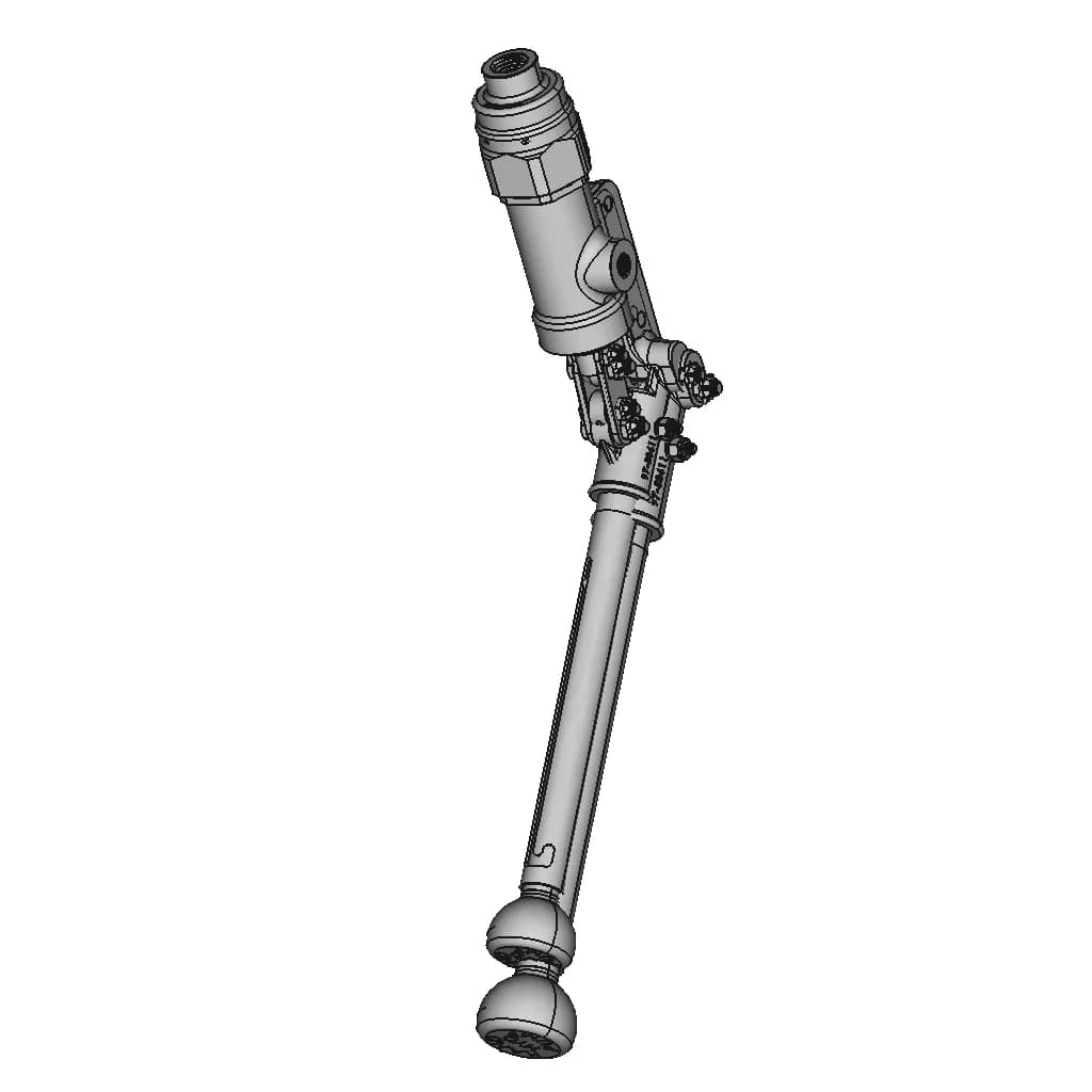 CAD Model of P-51 Hydraulic Hand Pump for Engineering Projects_60_30_degree_snapshot