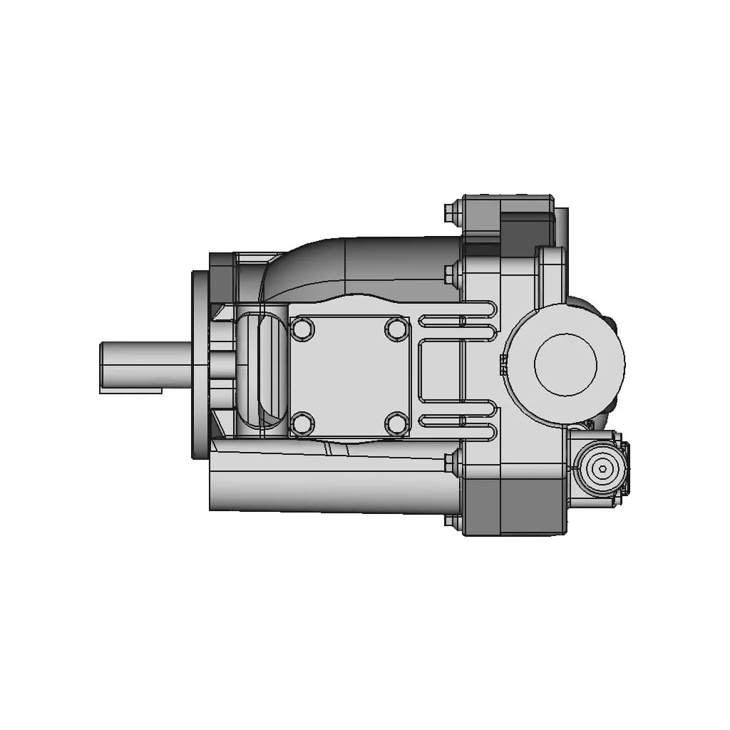CAD Model of Hydraulic Piston Pump for Engineering Projects_0_90_degree_snapshot
