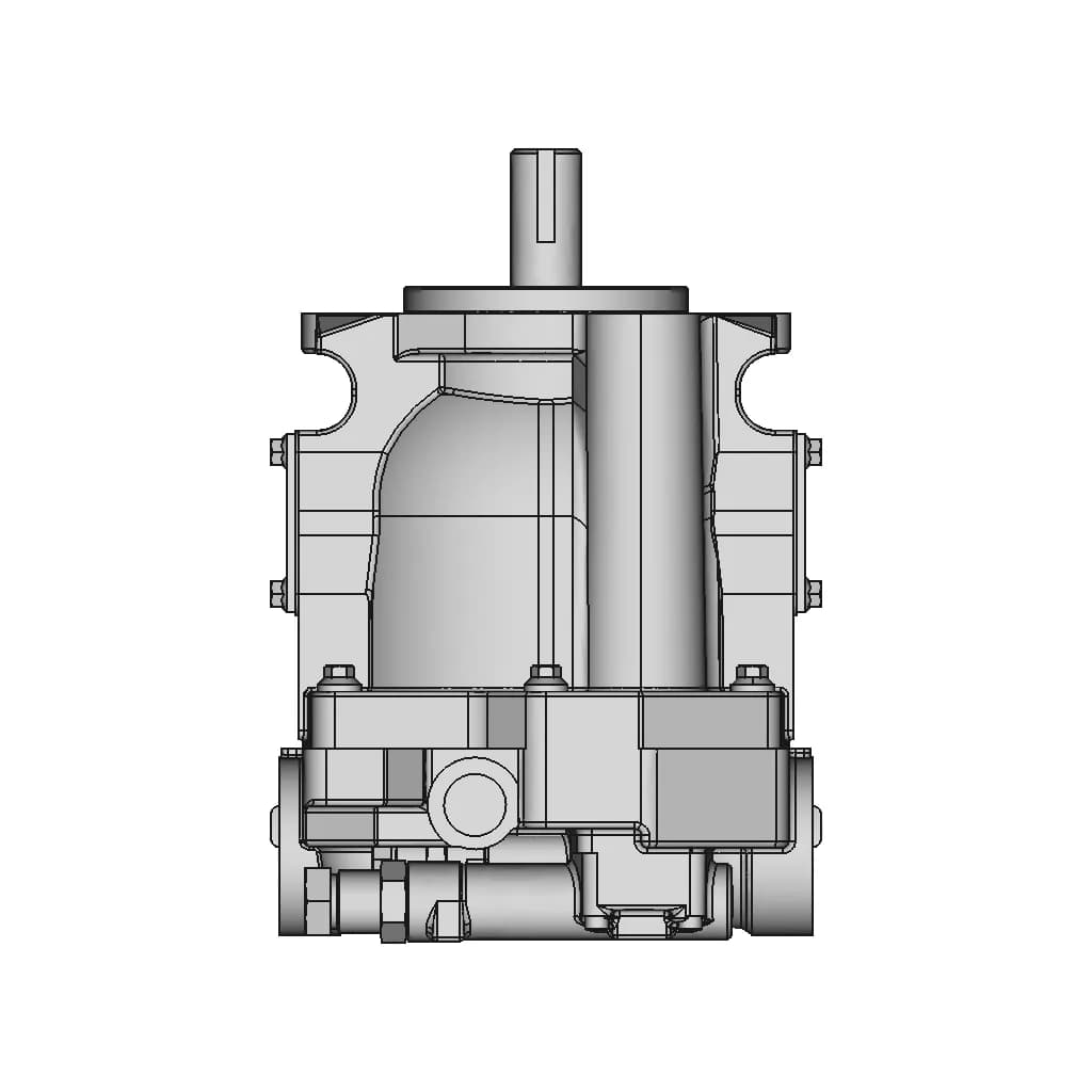 CAD Model of Hydraulic Piston Pump for Engineering Projects_90_0_degree_snapshot