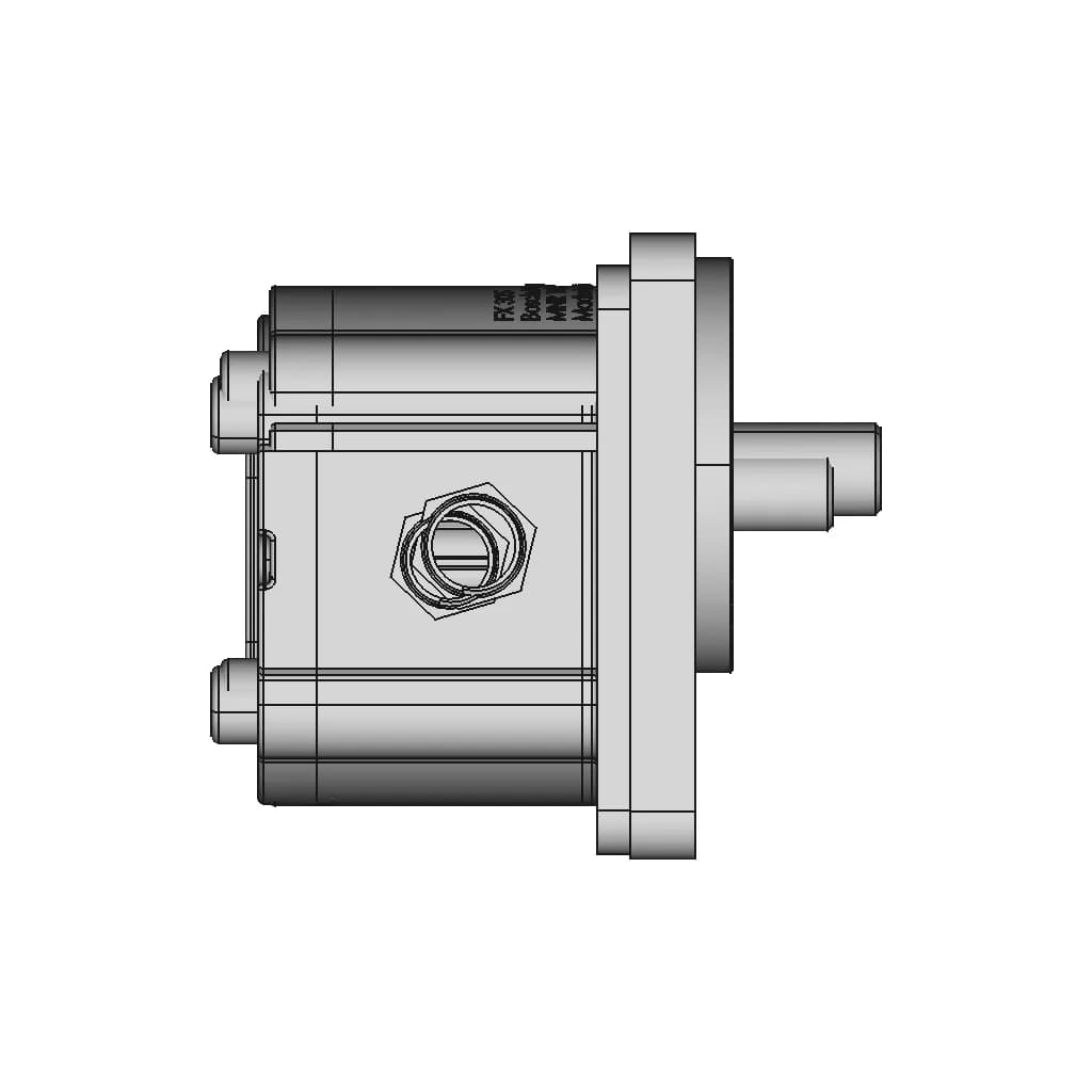 CAD Model of Hydraulic Pump for Engineering Projects_0_270_degree_snapshot