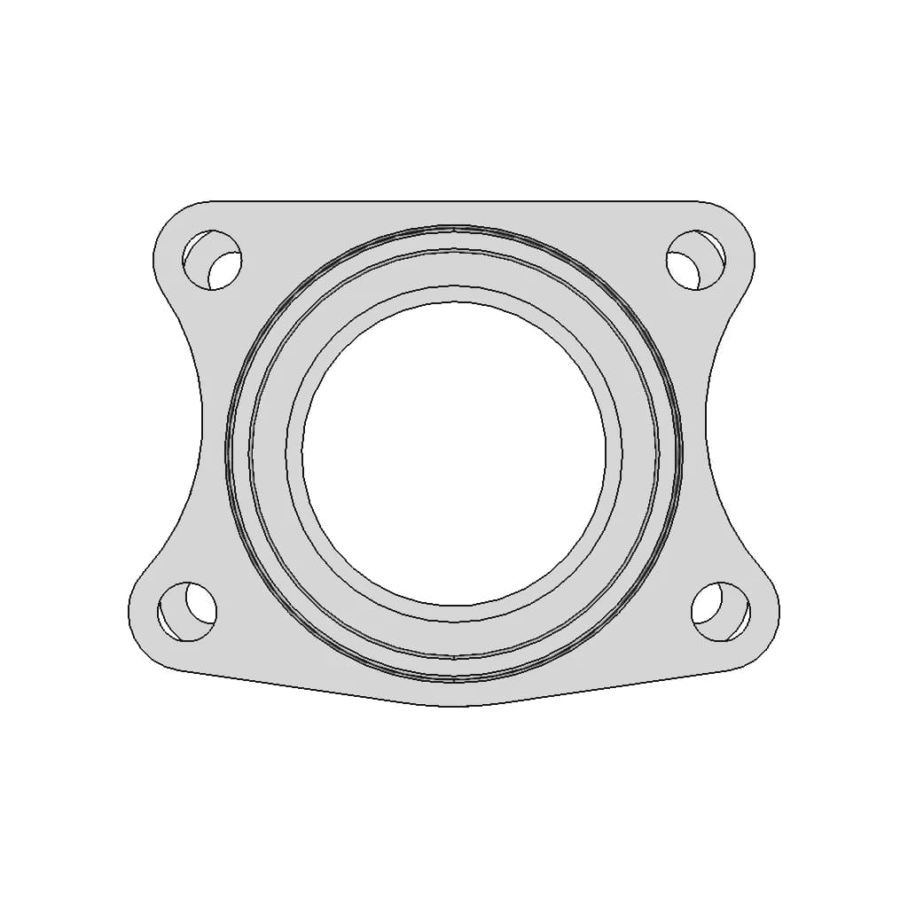 CAD Model of Rear Wheel Hub for Engineering Projects_270_0_degree_snapshot