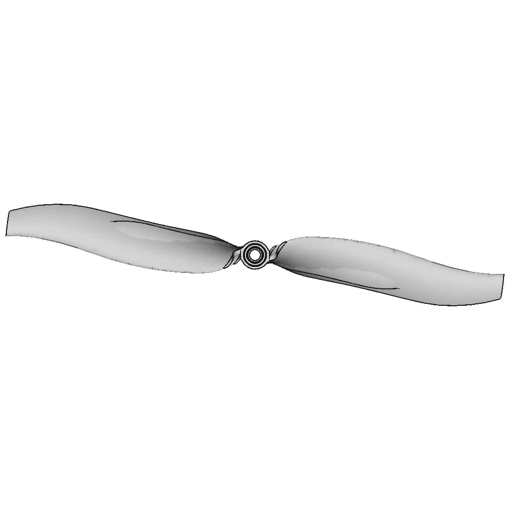 CAD Model of 5X3 Propeller for Engineering Projects_270_0_degree_snapshot