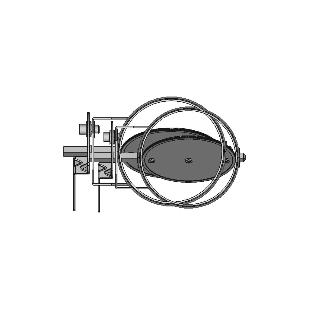 CAD Model of Ventilation Duct Damper for Engineering Projects_0_90_degree_snapshot