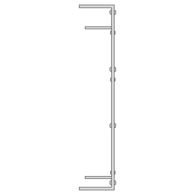 CAD Model of Balcony Railing for Engineering Projects