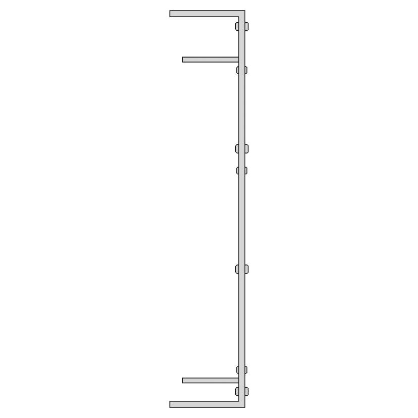 CAD Model of Balcony Railing for Engineering Projects
