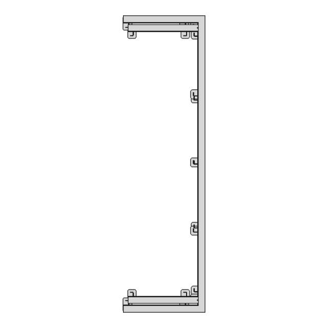 CAD Model of Balcony Railing for Engineering Projects