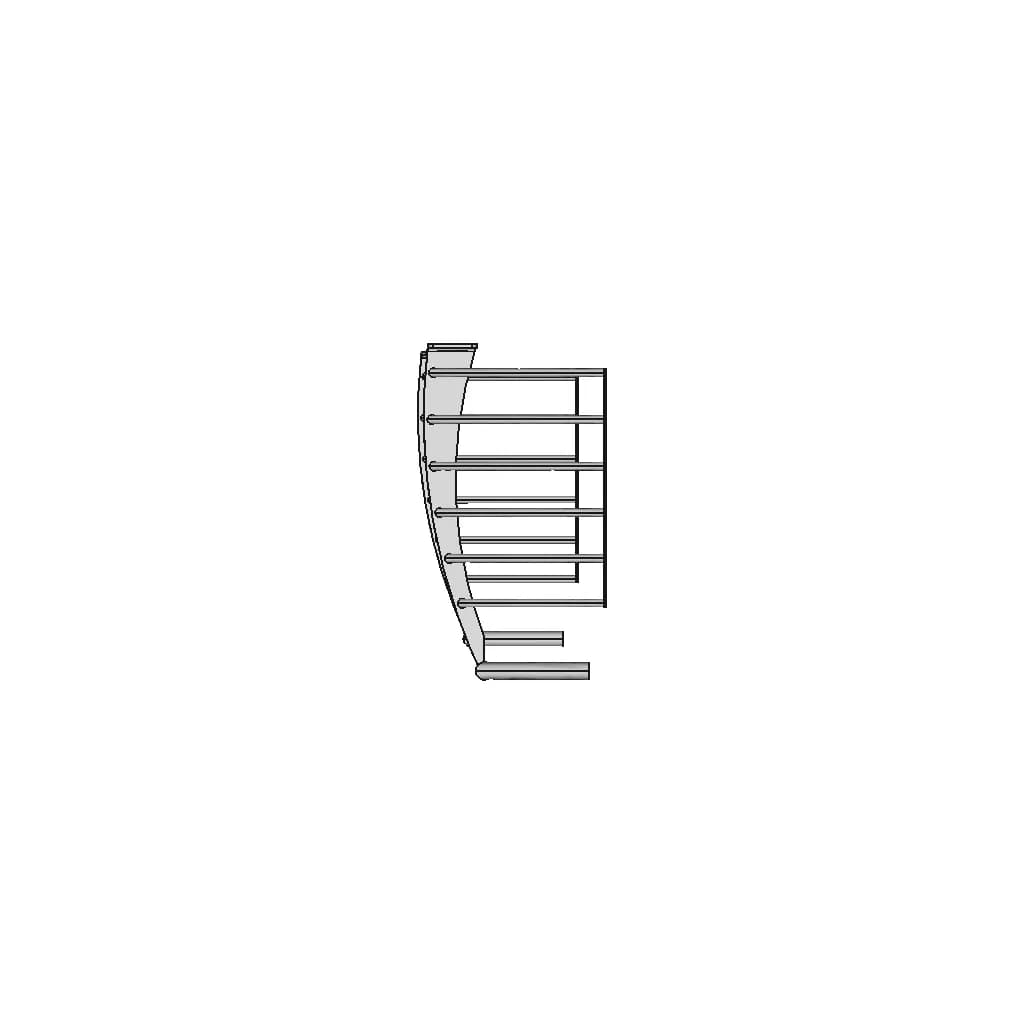 CAD Model of Balcony Railing for Engineering Projects_270_0_degree_snapshot