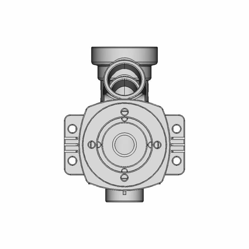 CAD Model of Engine Case Block for Engineering Projects
