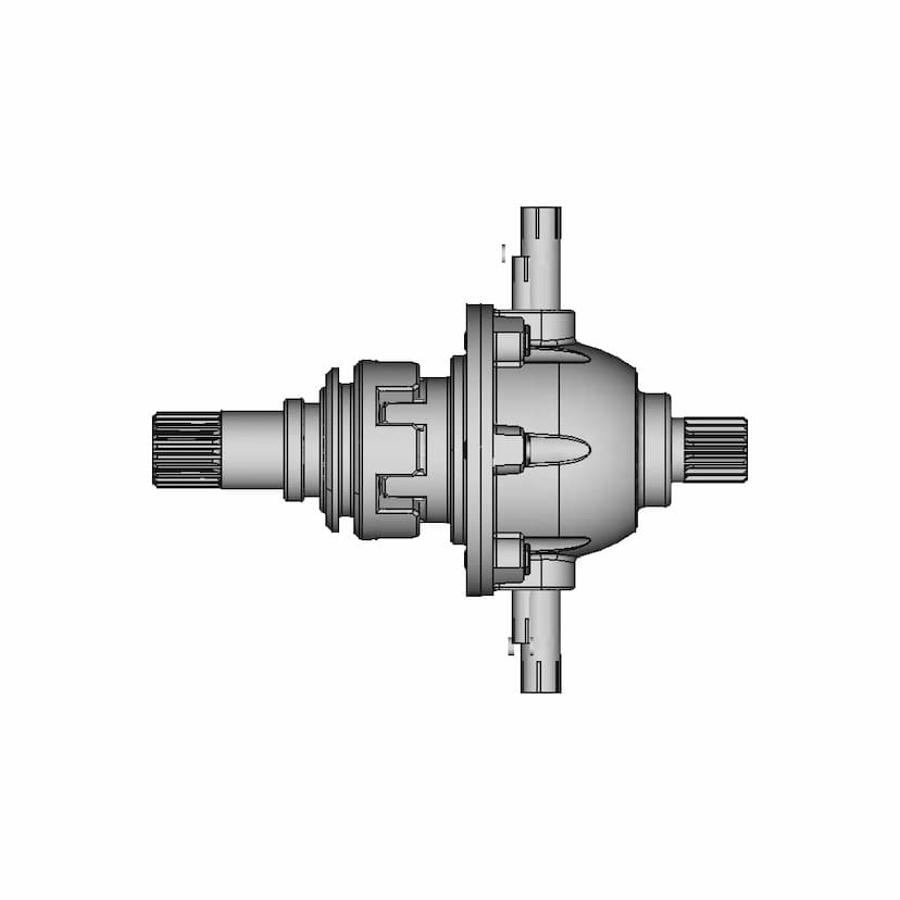 CAD Model of Differential Gear Box for Engineering Projects