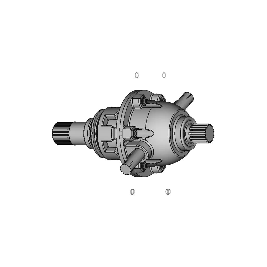 CAD Model of Differential Gear Box for Engineering Projects_60_30_degree_snapshot