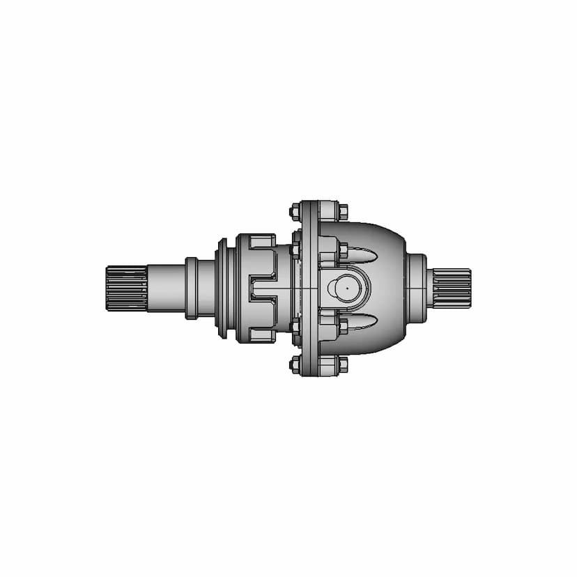 CAD Model of Differential Gearbox for Engineering Projects