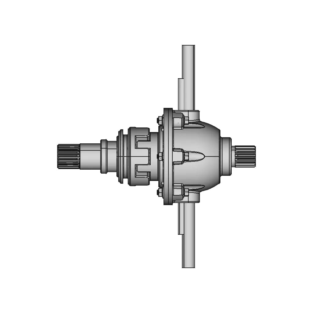 CAD Model of Differential Gearbox for Engineering Projects_270_0_degree_snapshot