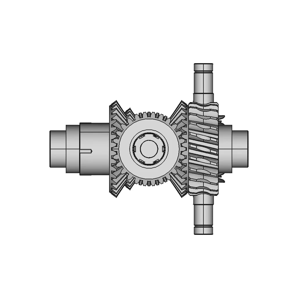 CAD Model of Differential Gear Box for Engineering Projects_0_90_degree_snapshot