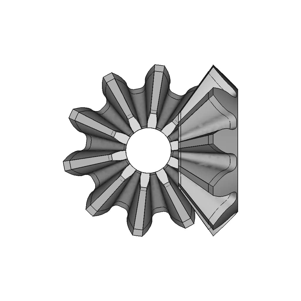CAD Model of Rc Differential Bevel Gear. #5 for Engineering Projects_0_0_degree_snapshot