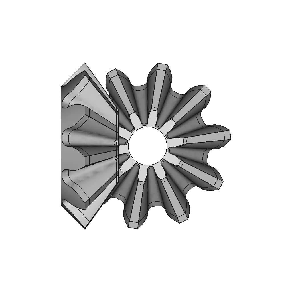 CAD Model of Rc Differential Bevel Gear. #5 for Engineering Projects_0_270_degree_snapshot