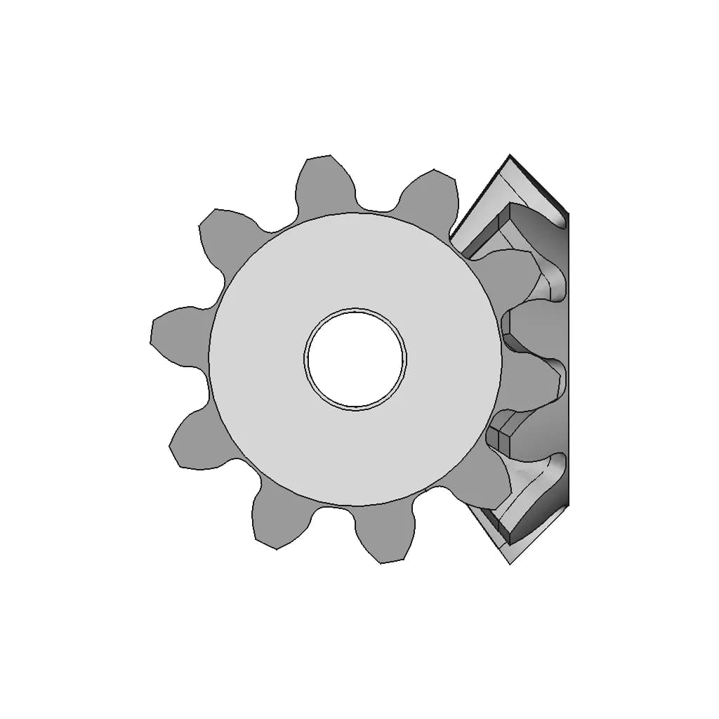 CAD Model of Rc Differential Bevel Gear. #5 for Engineering Projects_0_90_degree_snapshot