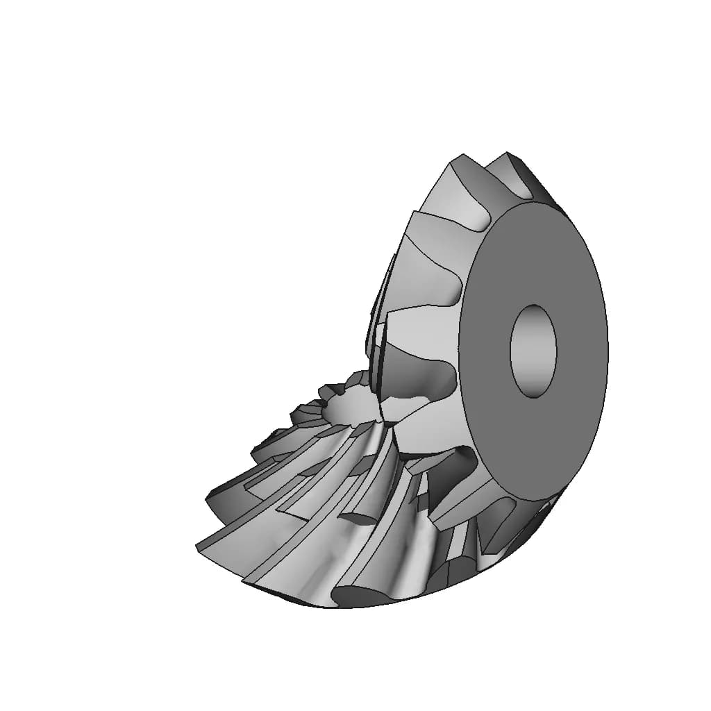 CAD Model of Rc Buggy Differential Gear. #4 for Engineering Projects_60_30_degree_snapshot