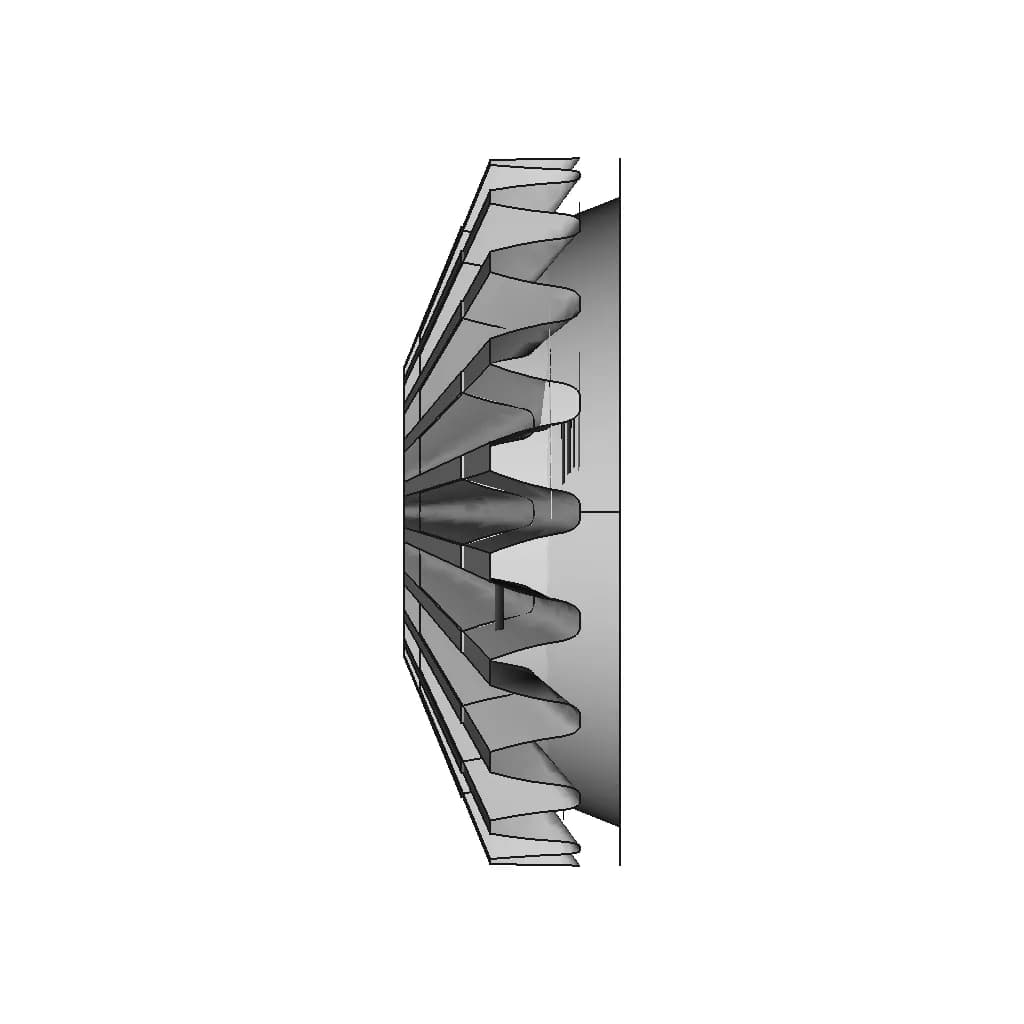 CAD Model of Rc Buggy Differential Gear. #2 for Engineering Projects_90_0_degree_snapshot