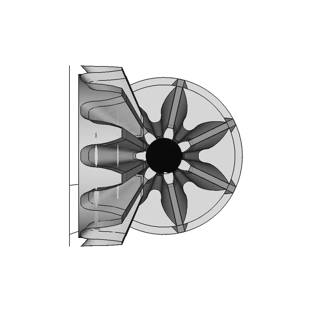 CAD Model of Rc Buggy Differential Gear. for Engineering Projects_0_270_degree_snapshot
