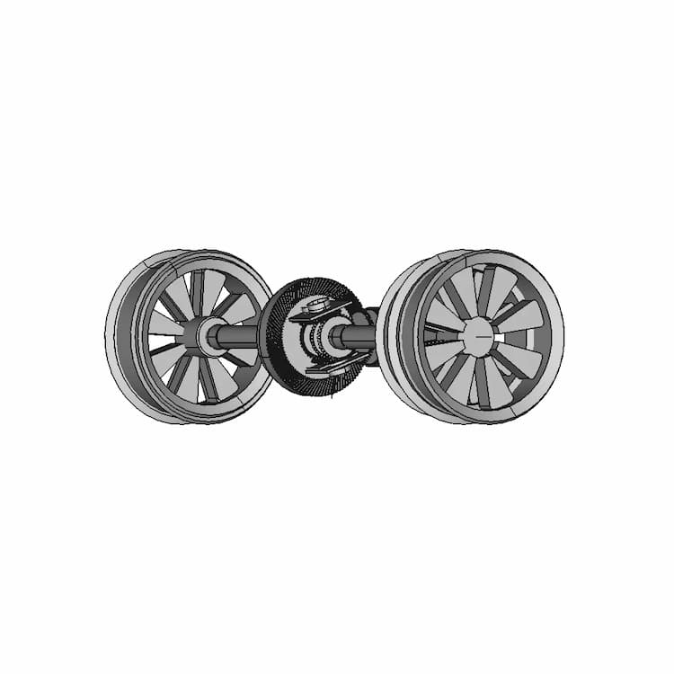 CAD Model of Differential Assembly for Engineering Projects