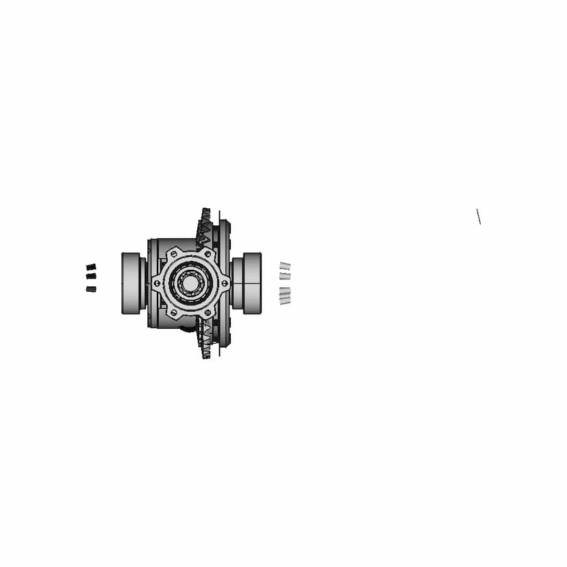 CAD Model of Ld200 Differential for Engineering Projects