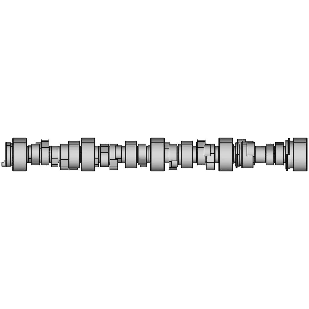 CAD Model of Ls7 Camshaft for Engineering Projects_0_0_degree_snapshot
