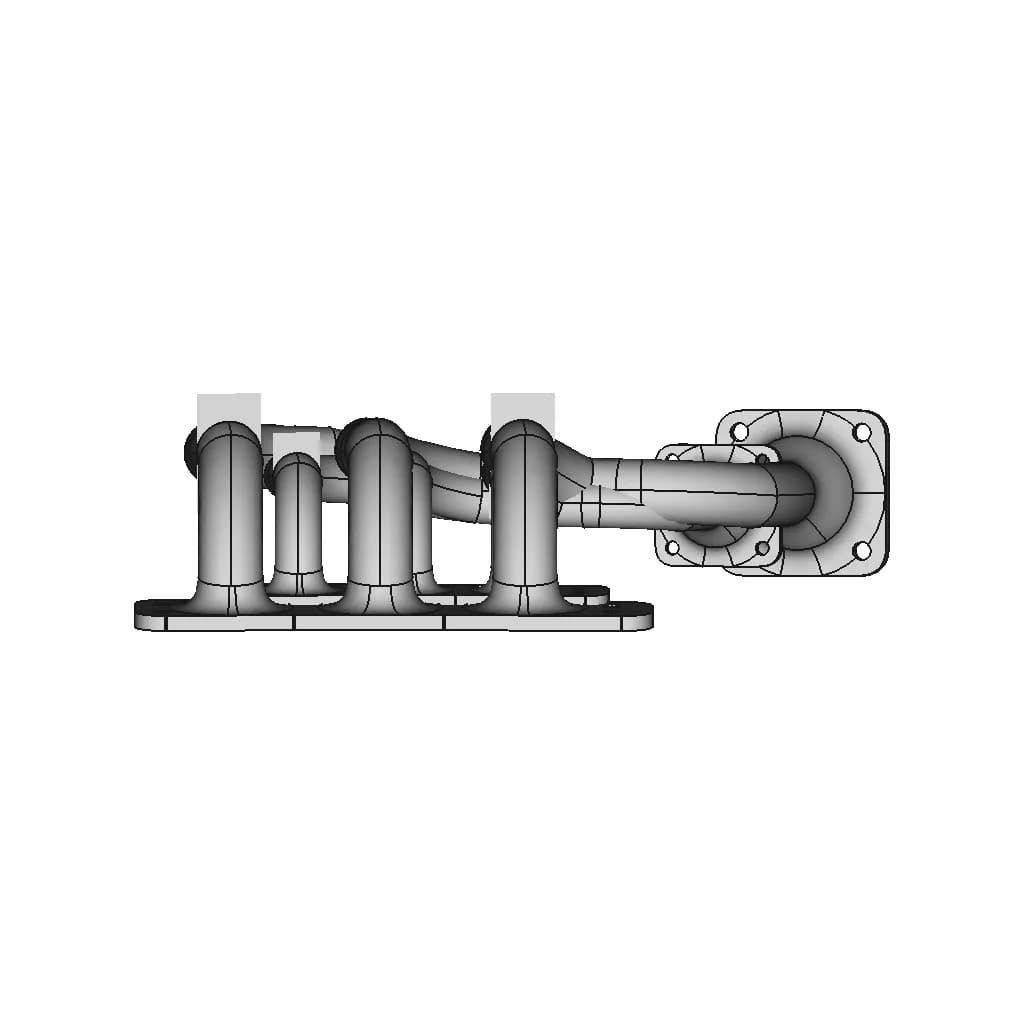 CAD Model of Exhaust Manifold for Engineering Projects_270_0_degree_snapshot