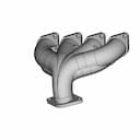 CAD Model of Exhaust Manifold for Engineering Projects_60_30_degree_snapshot
