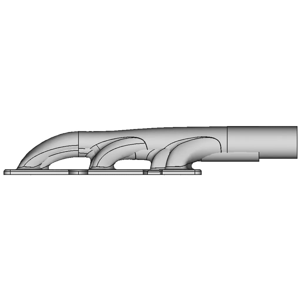 CAD Model of Exhaust Manifold for Engineering Projects_90_0_degree_snapshot