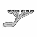 CAD Model of Exhaust Manifold for Engineering Projects_0_90_degree_snapshot