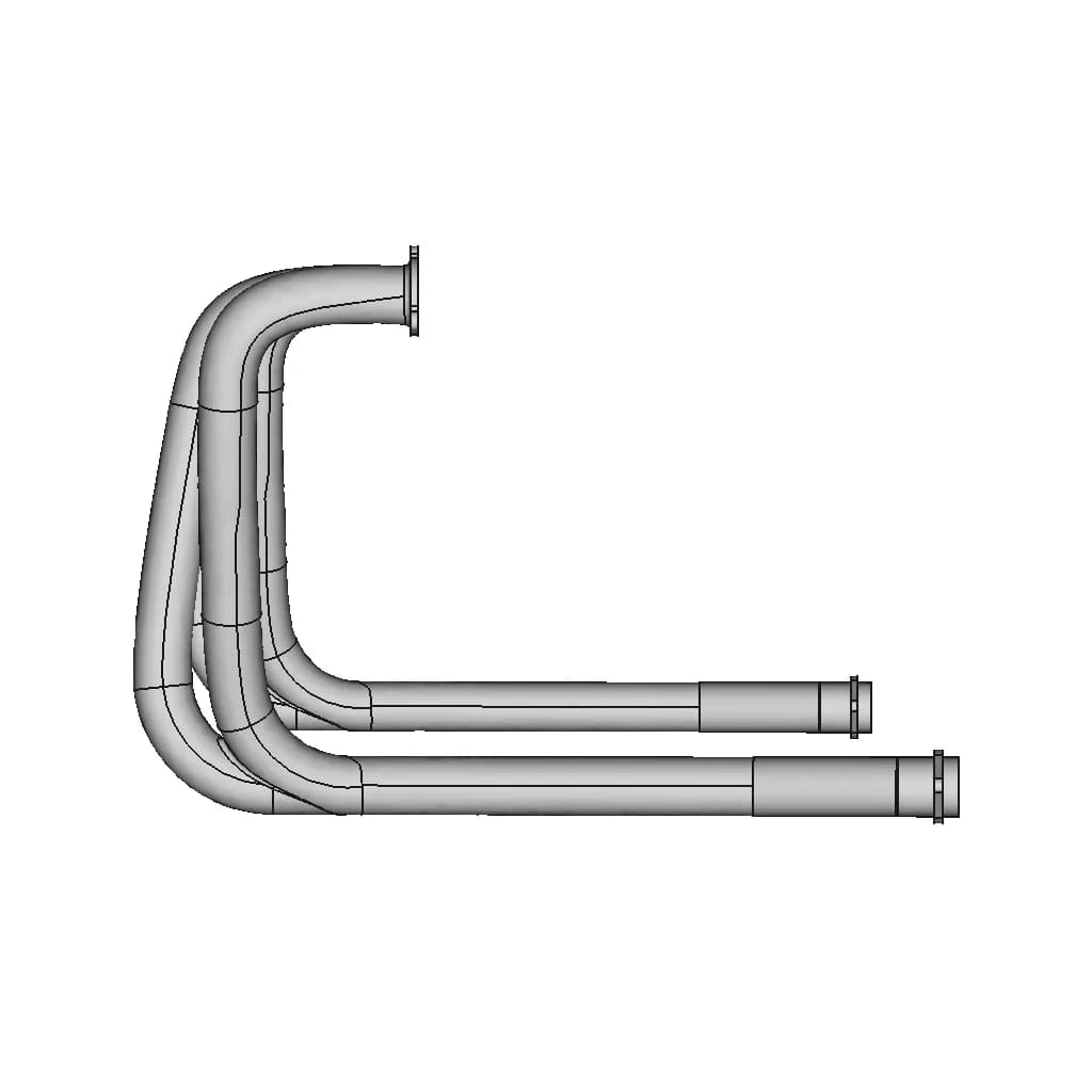 CAD Model of Exhaust Manifold for Engineering Projects_0_90_degree_snapshot