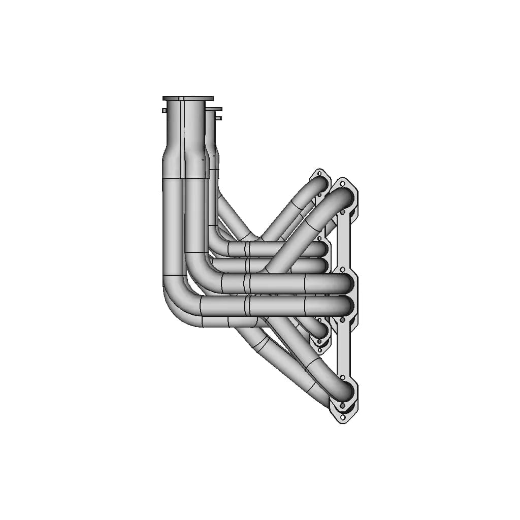 CAD Model of Exhaust Manifold-Headers for Engineering Projects_0_270_degree_snapshot
