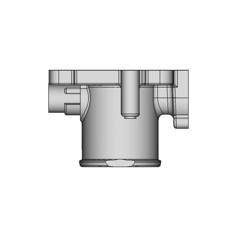 CAD Model of Throttle Body for Engineering Projects