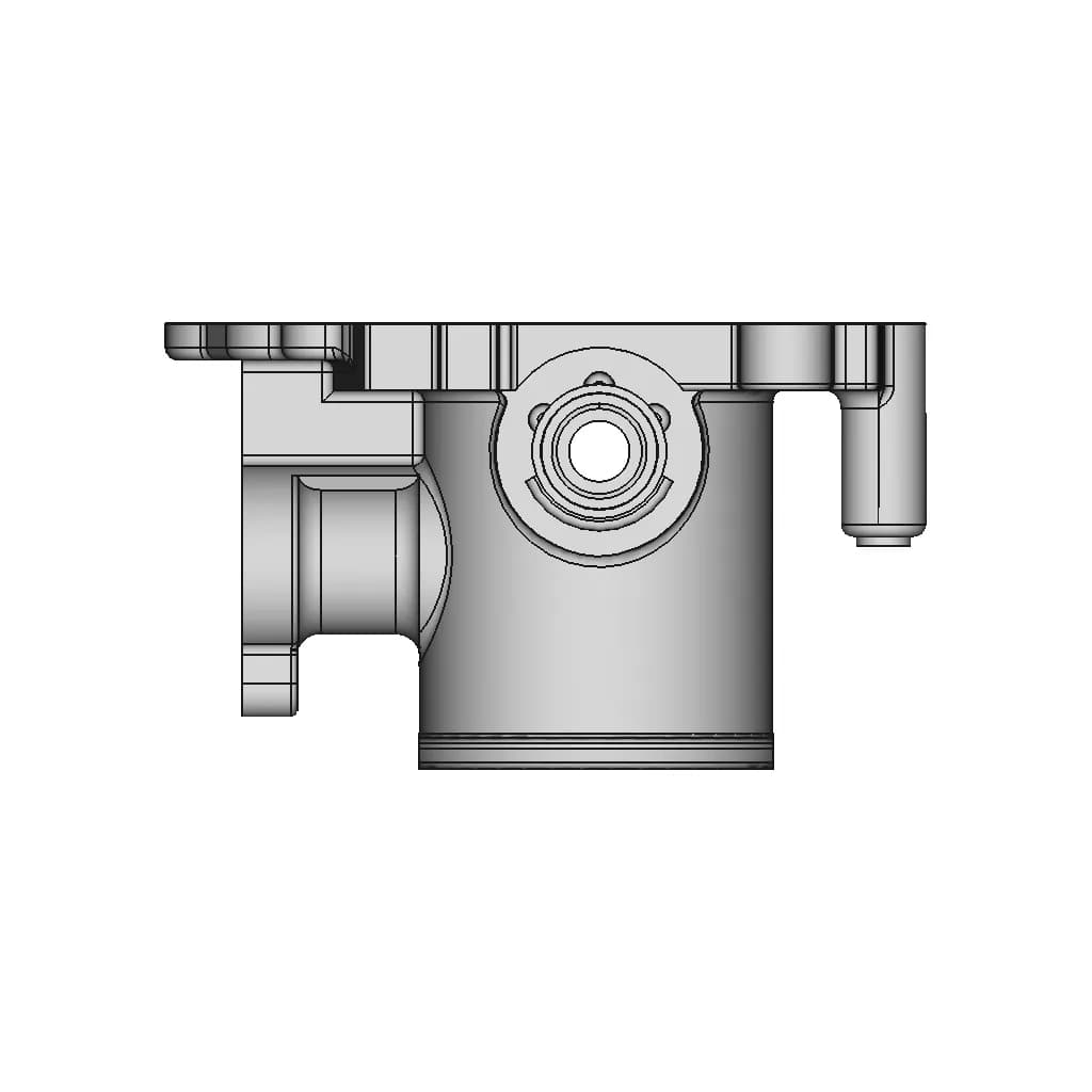 CAD Model of Throttle Body for Engineering Projects_0_270_degree_snapshot