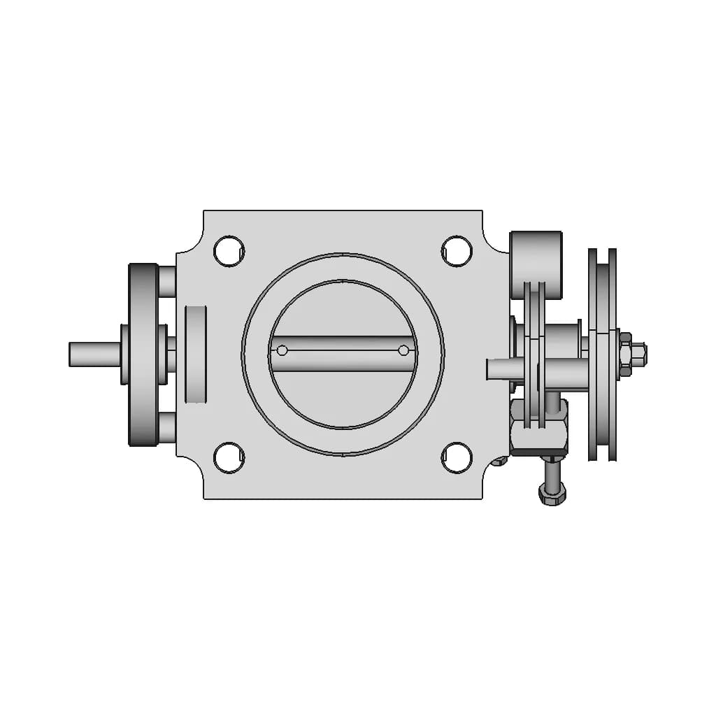 CAD Model of 65Mm Throttle Body for Engineering Projects_90_0_degree_snapshot