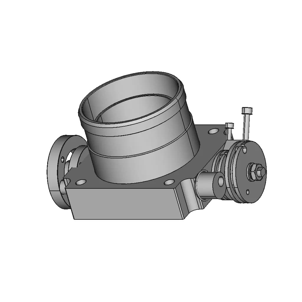 CAD Model of 80Mm Throttle Body for Engineering Projects_60_30_degree_snapshot
