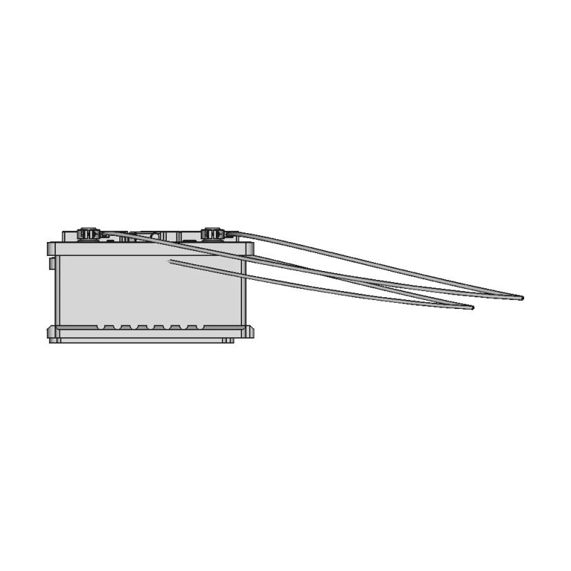 CAD Model of Car Battery Bosch for Engineering Projects