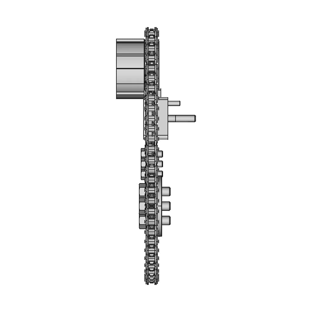 CAD Model of Ls Timing Chain Set for Engineering Projects_270_0_degree_snapshot