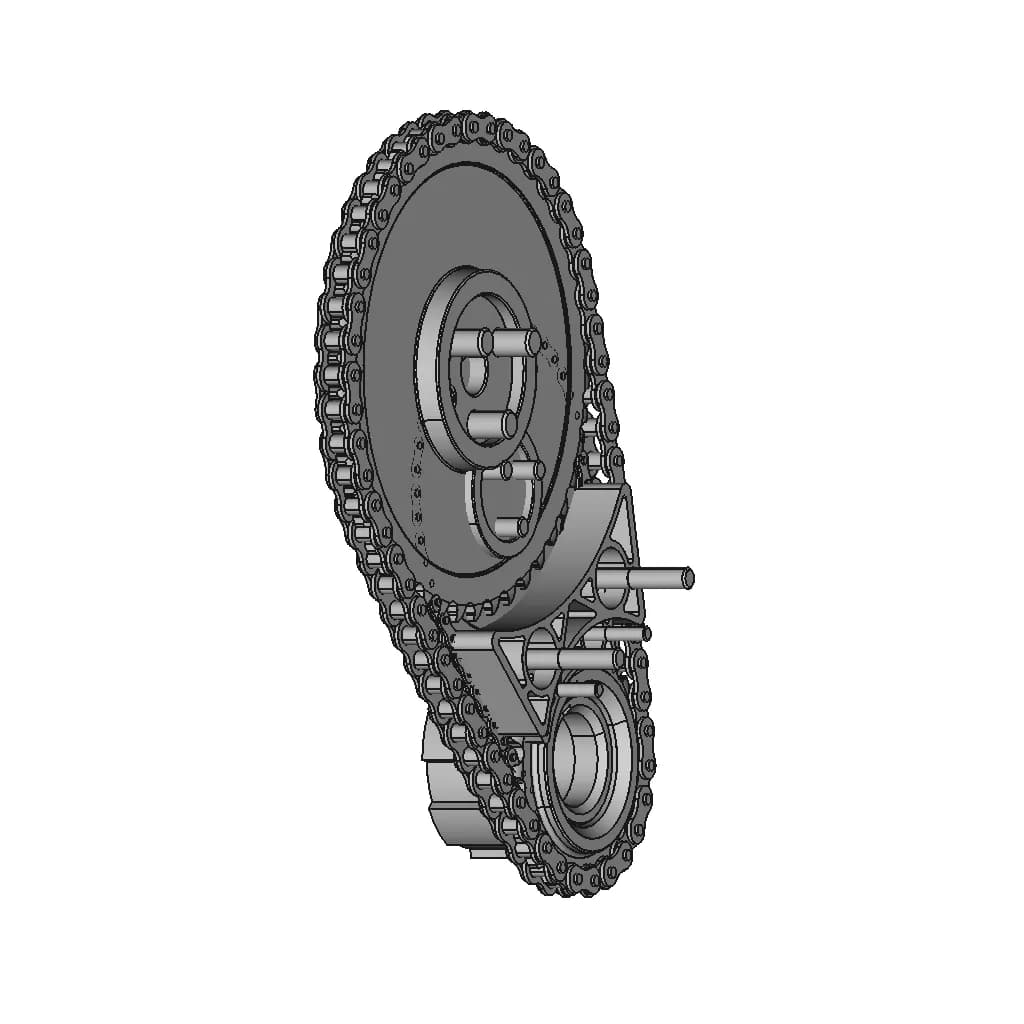 CAD Model of Ls Timing Chain Set for Engineering Projects_60_30_degree_snapshot