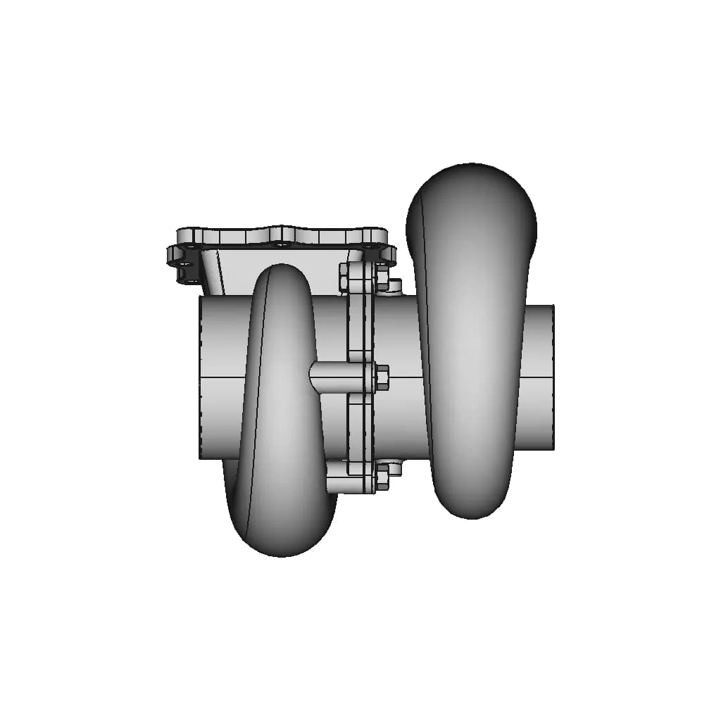 CAD Model of Turbocharger for Engineering Projects_0_270_degree_snapshot