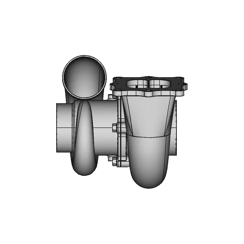 CAD Model of Turbocharger for Engineering Projects_0_90_degree_snapshot