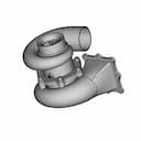 CAD Model of Turbocharger for Engineering Projects_60_30_degree_snapshot