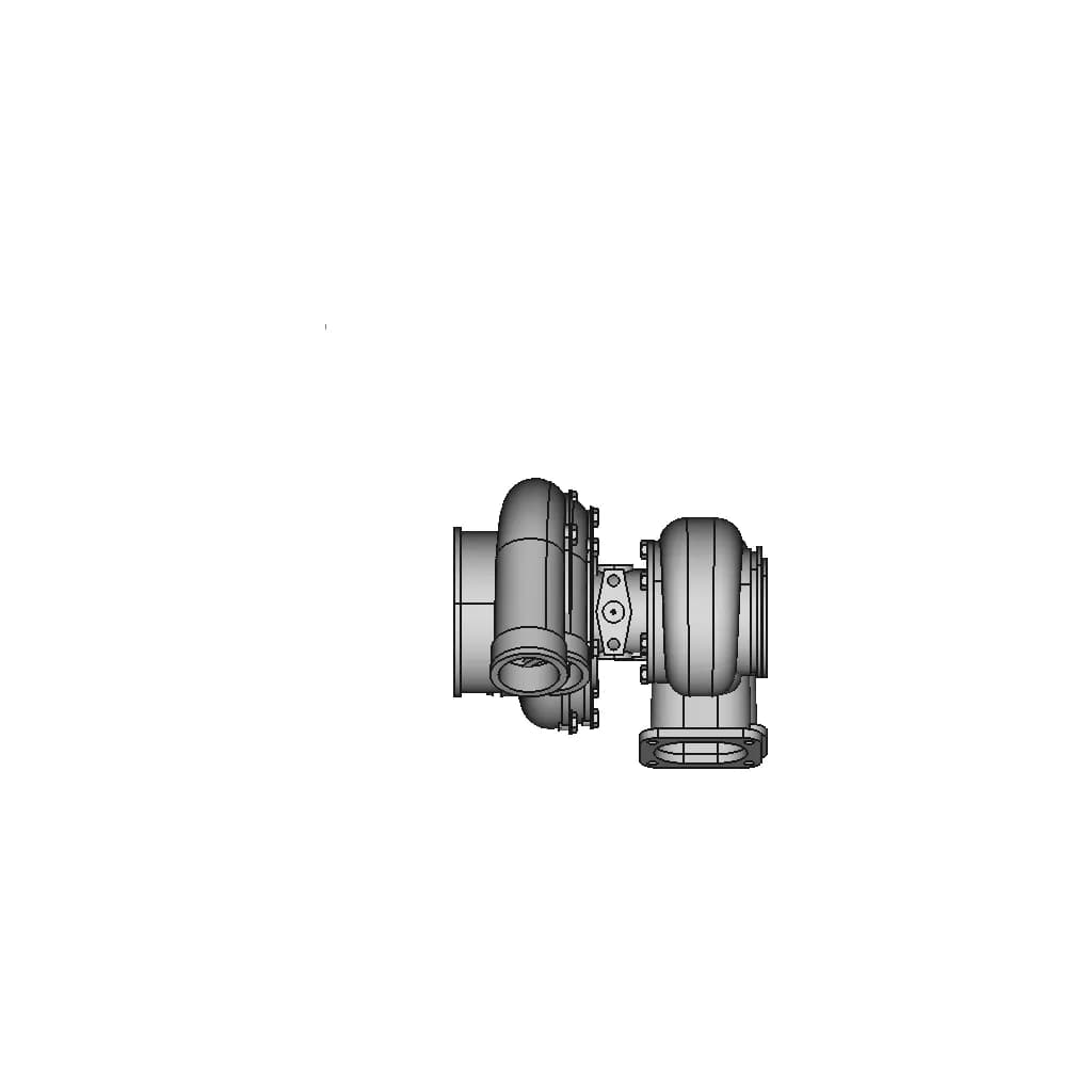 CAD Model of Turbocharger Garrett for Engineering Projects_270_0_degree_snapshot