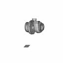 CAD Model of Turbocharger Garrett for Engineering Projects_60_30_degree_snapshot