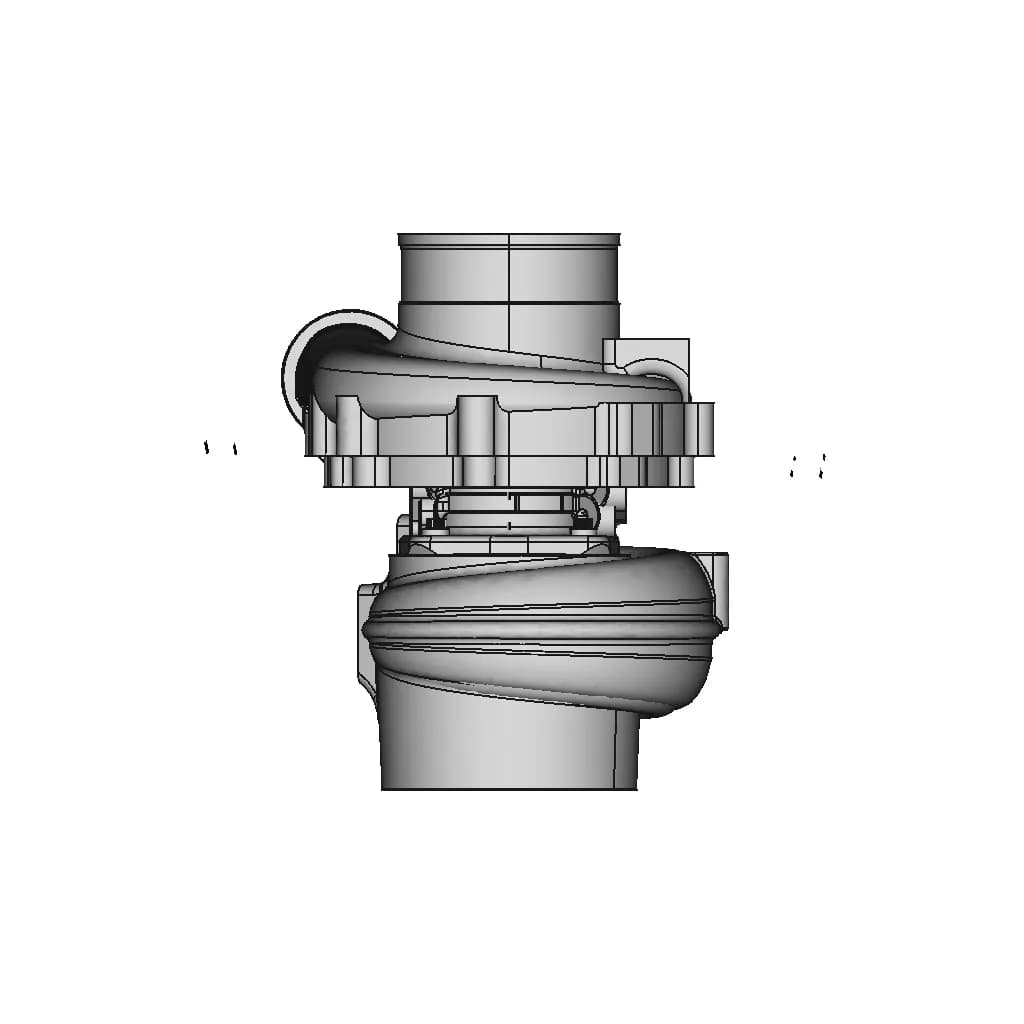 CAD Model of Turbocharger for Engineering Projects_0_0_degree_snapshot