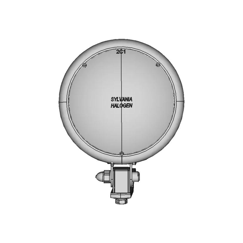 CAD Model of Headlight Assembly-Bates Style for Engineering Projects