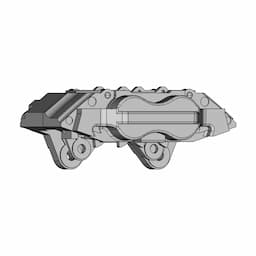 CAD Model of Brake Caliper for Engineering Projects