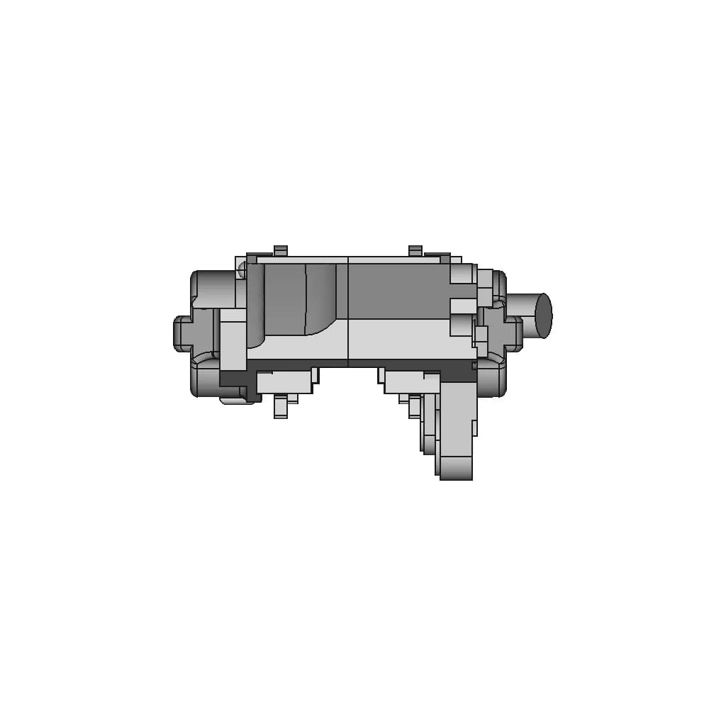 CAD Model of Brake Caliper for Engineering Projects_0_270_degree_snapshot